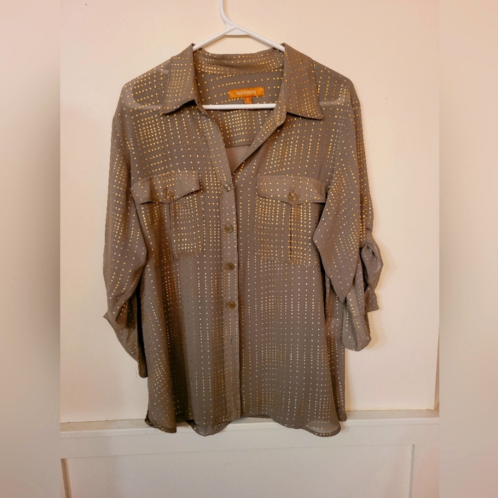 Ellen Tracy blouse, size M.